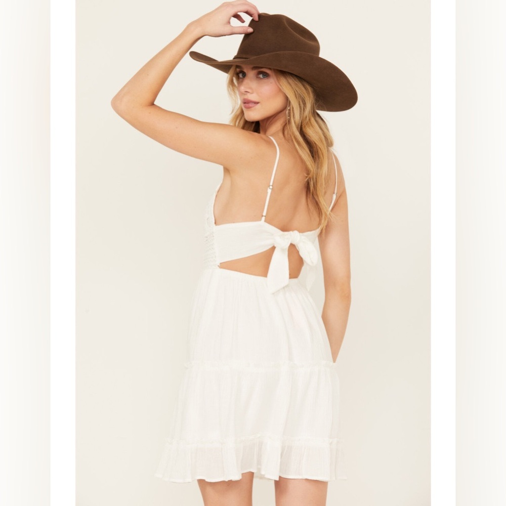 Shyanne Women's Lace Bustier Mini Dress - Picture 3 of 7